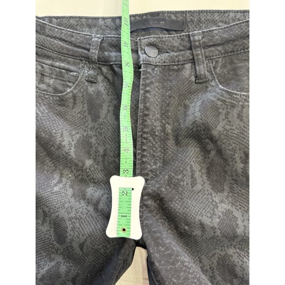 Joes Jeans Sz 28 The Charlie High Rise Skinny Black Snake Animal Print - Picture 5 of 8